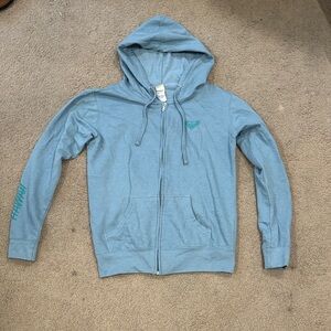 Roxy Light Blue Zip-Up Jacket